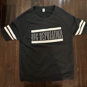 Taylor Swift Big Reputation Short Sleeve Sweatshirt Rare